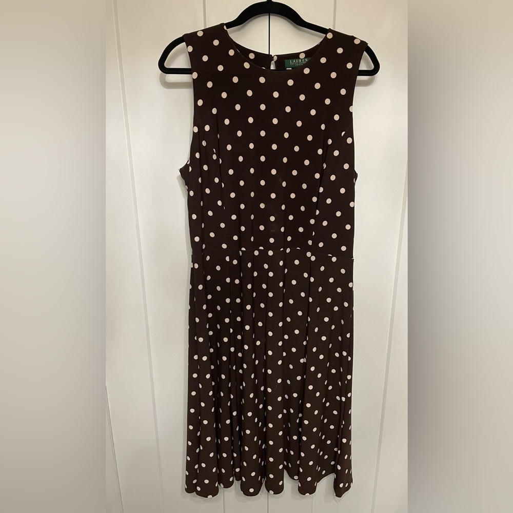 Lauren by Ralph Lauren Poka Dot Dress